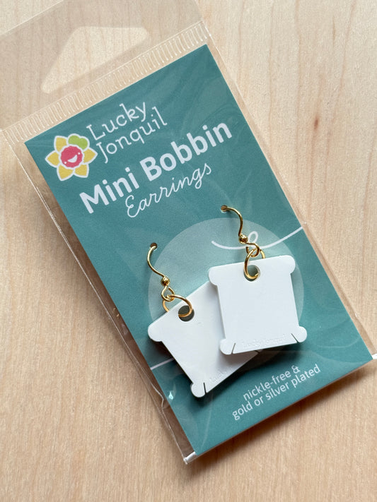 Mini Bobbin Earrings