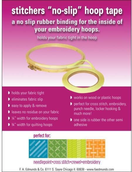Edmund's No-Slip Hoop Tape - Lucky Jonquil - Hoops