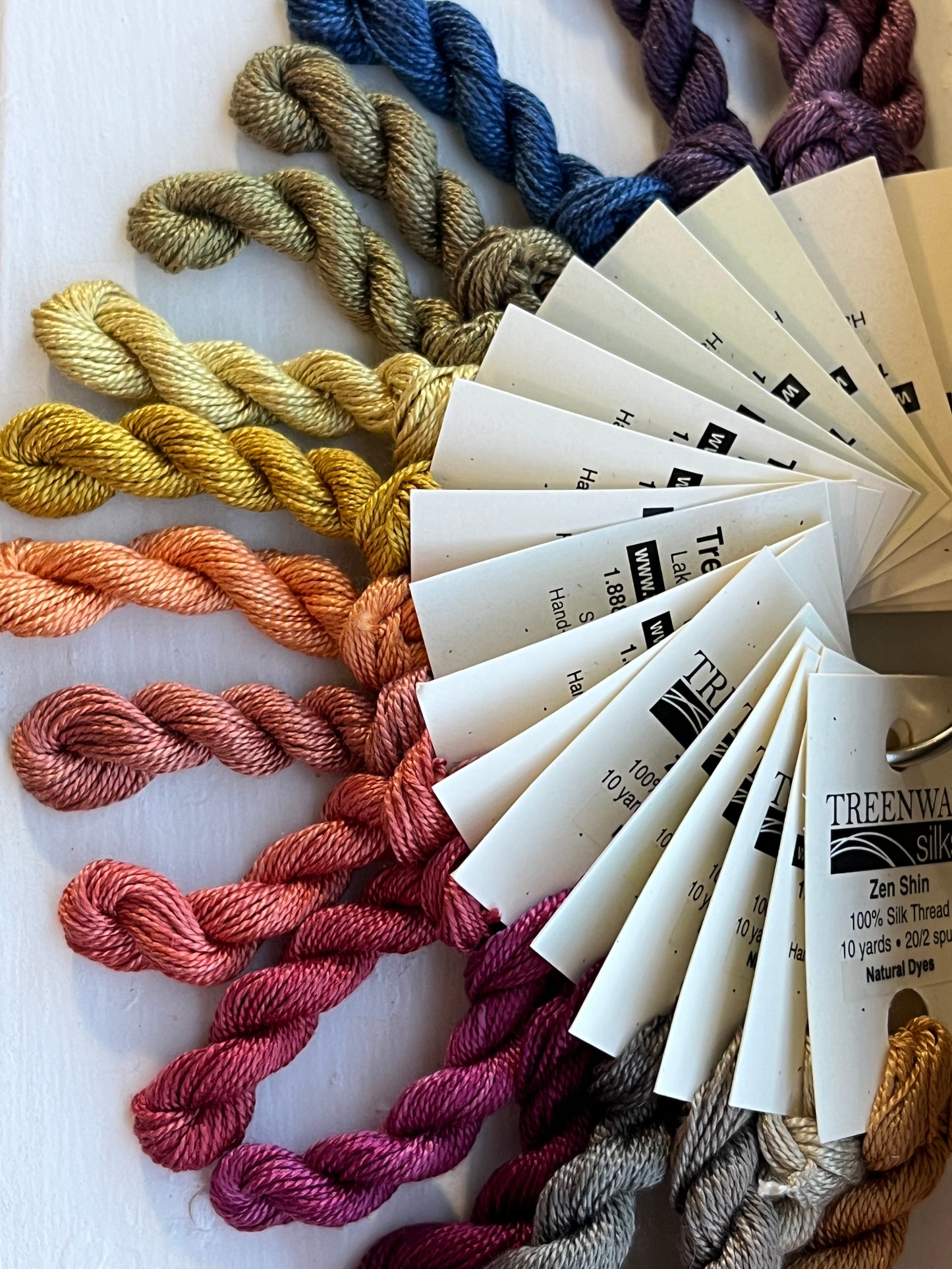 Zen Shin - Natural Dyed 20/2 Spun Silk - Full Set