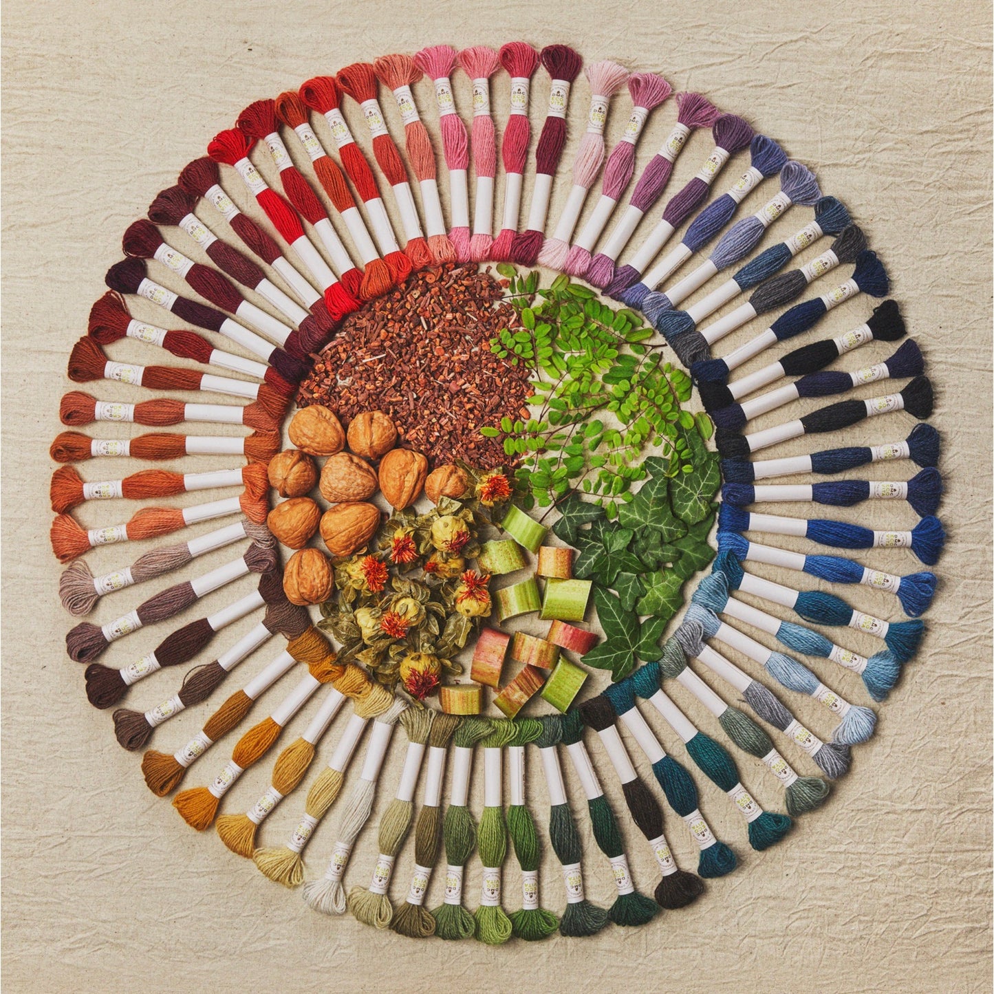 Eco Vita Crewel Wool Thread - Half Set 2 - 30 Colors - 408 to 710 - Lucky Jonquil - Thread