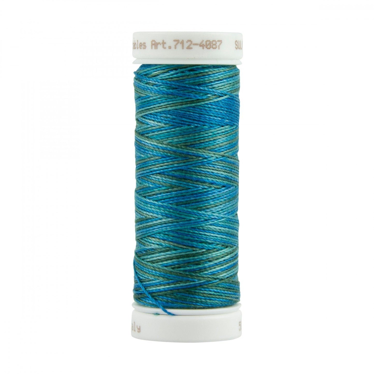 Petites Blendables Cotton Thread 4087 2 - ply 12wt 50yd Dark Cactus - Lucky Jonquil - Thread