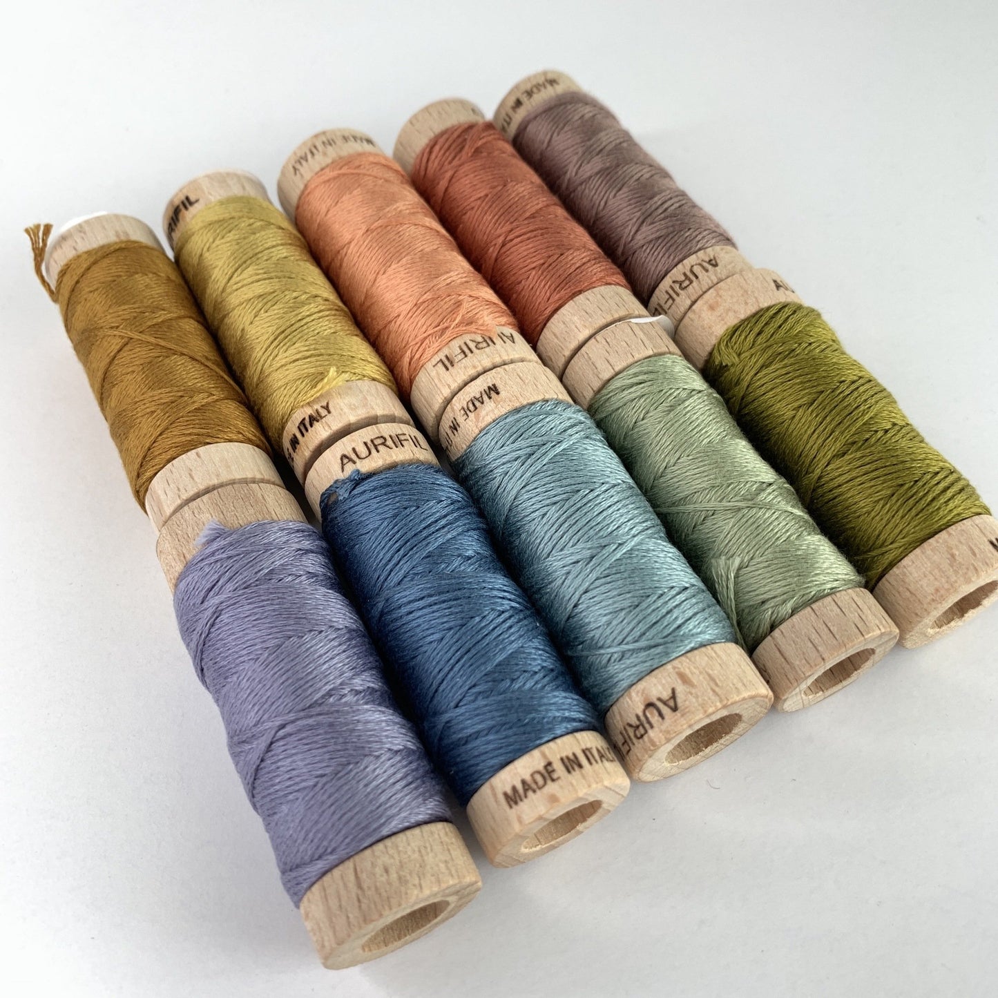 Aurifil Little Quaker ABC by Susan Ache Floss Set