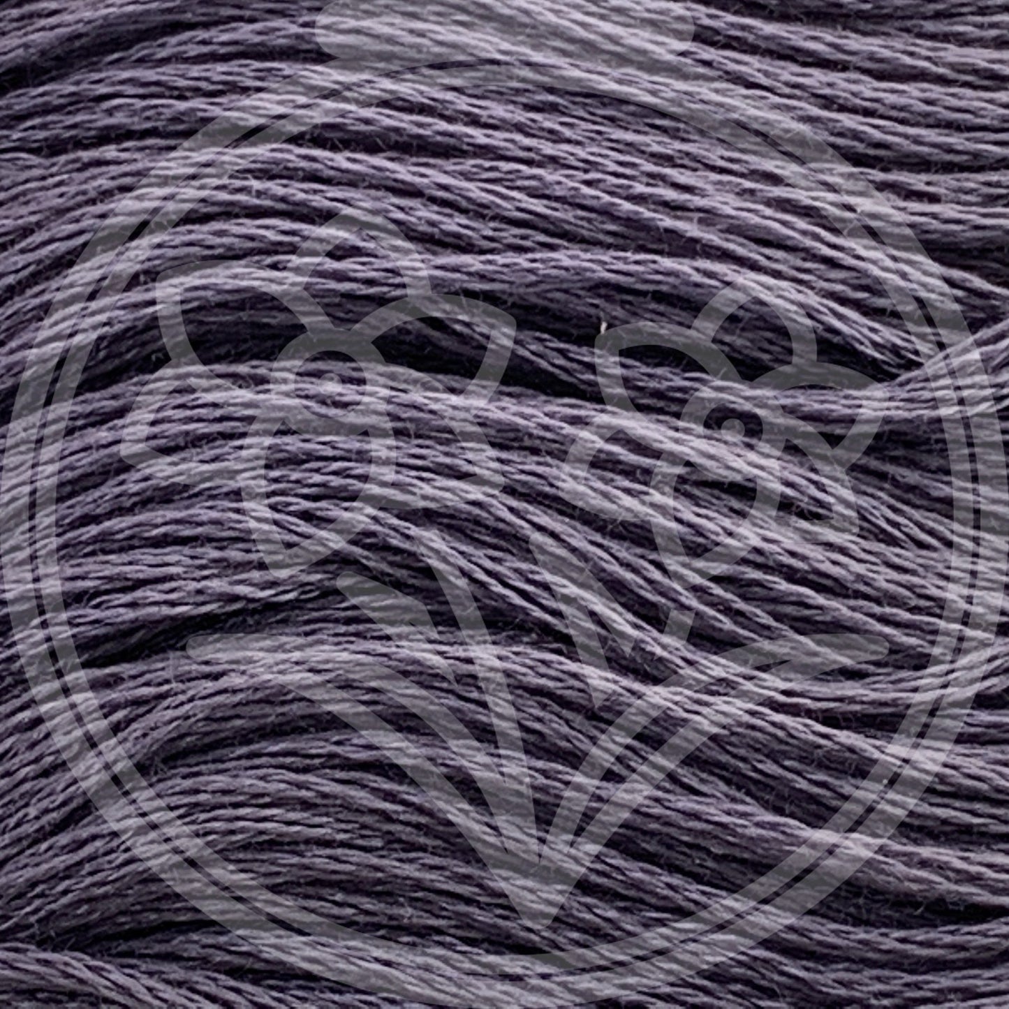 Closeup of multiple skeins, with a logo watermark