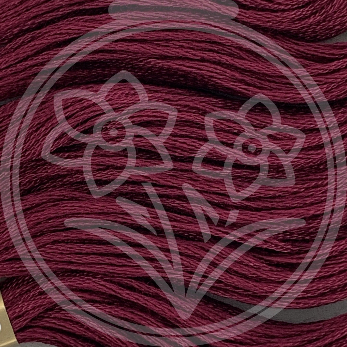 Closeup of multiple skeins, with a logo watermark