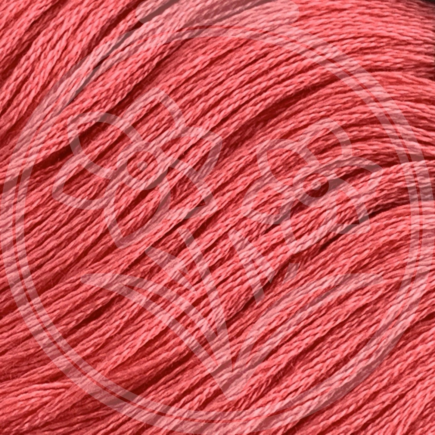 Closeup of multiple skeins, with a logo watermark