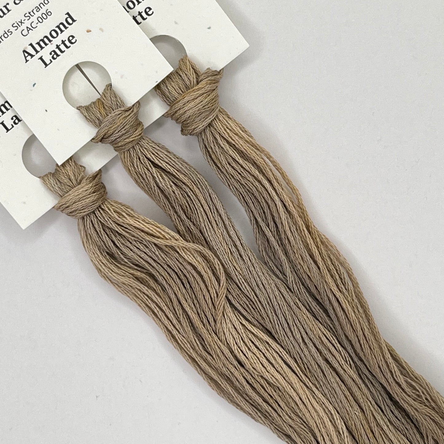 Colour and Cotton Hand Dyed Thread - Almond Latte