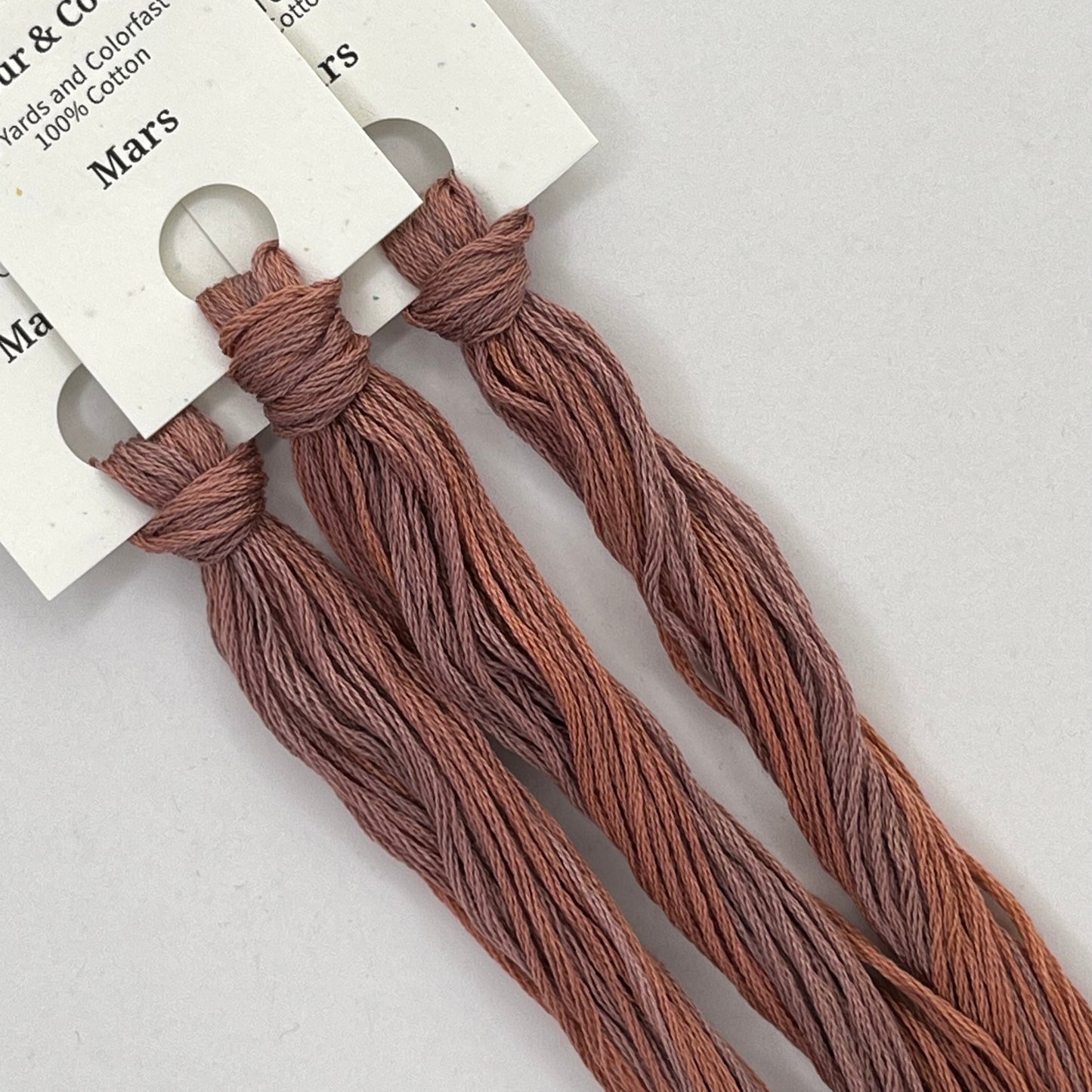 Colour and Cotton Hand Dyed Thread - Mars