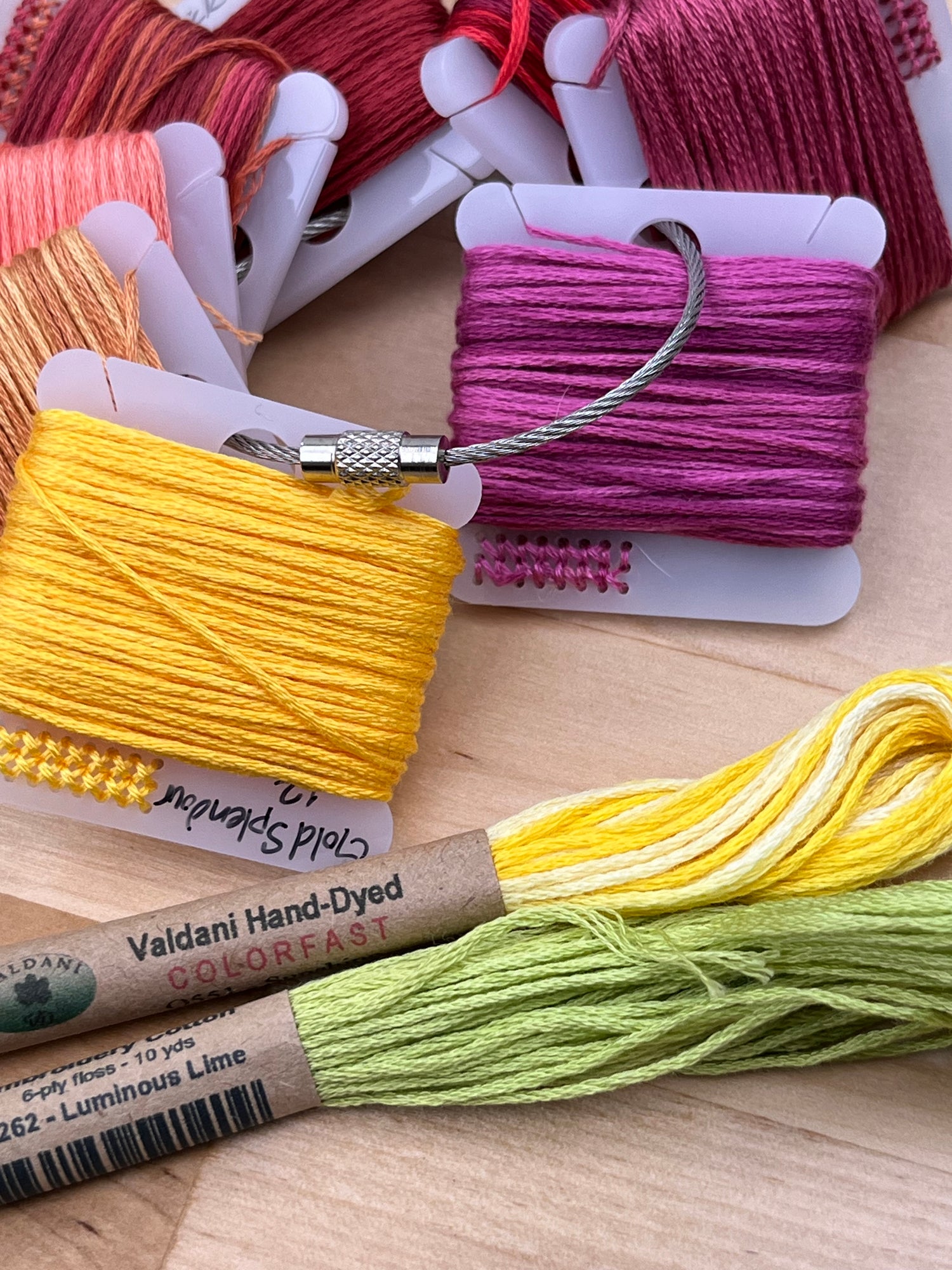 Floss Swatch Bobbins