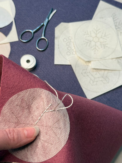 Stick & Stitch Snowflakes - Lucky Jonquil - Pattern