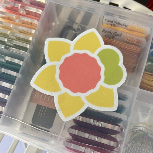 Lucky Jonquil Logo Sticker