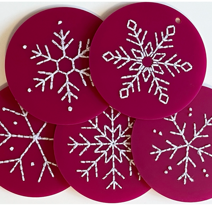 Snowflake Ornaments - singles or kits