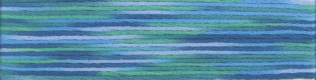 Cosmo Seasons Variegated 6 - strand Floss 9000 Series - Lucky Jonquil - Thread & Floss