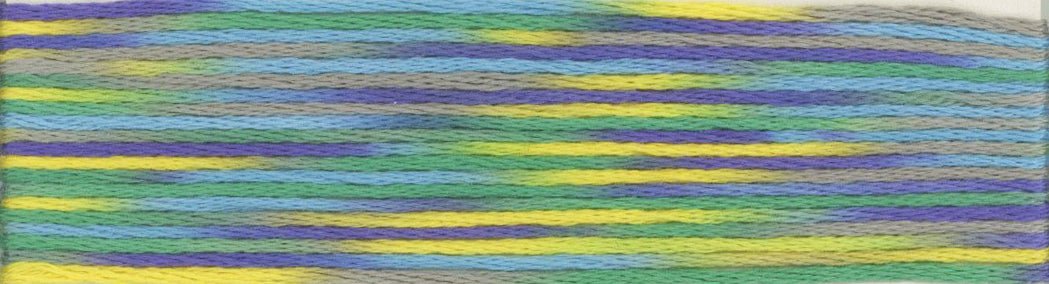 Cosmo Seasons Variegated 6 - strand Floss 9000 Series - Lucky Jonquil - Thread & Floss