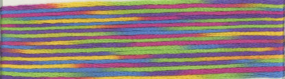 Cosmo Seasons Variegated 6 - strand Floss 9000 Series - Lucky Jonquil - Thread & Floss