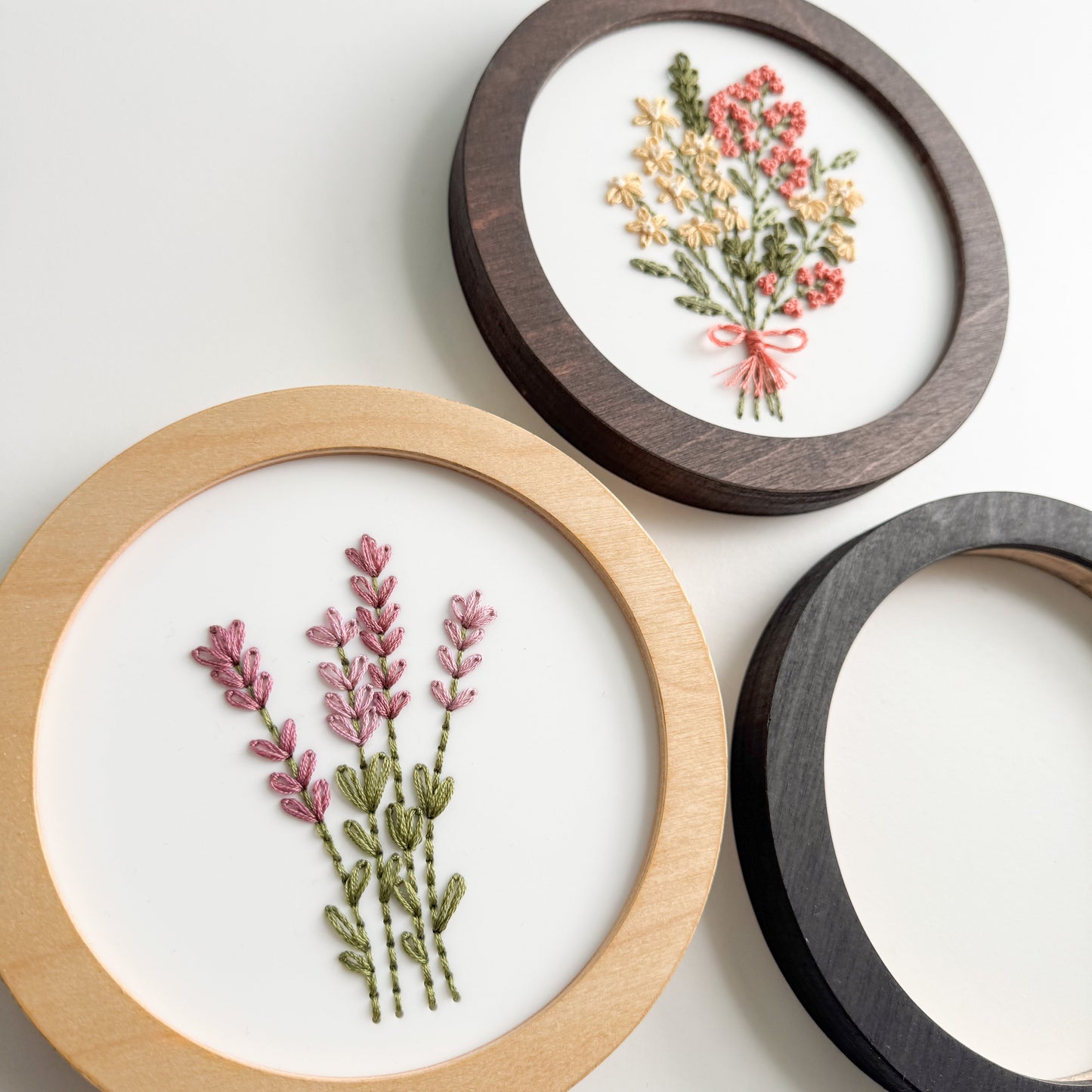 Frames for Lucky Jonquil Stitch Disks - Lucky Jonquil - Hoop Frames