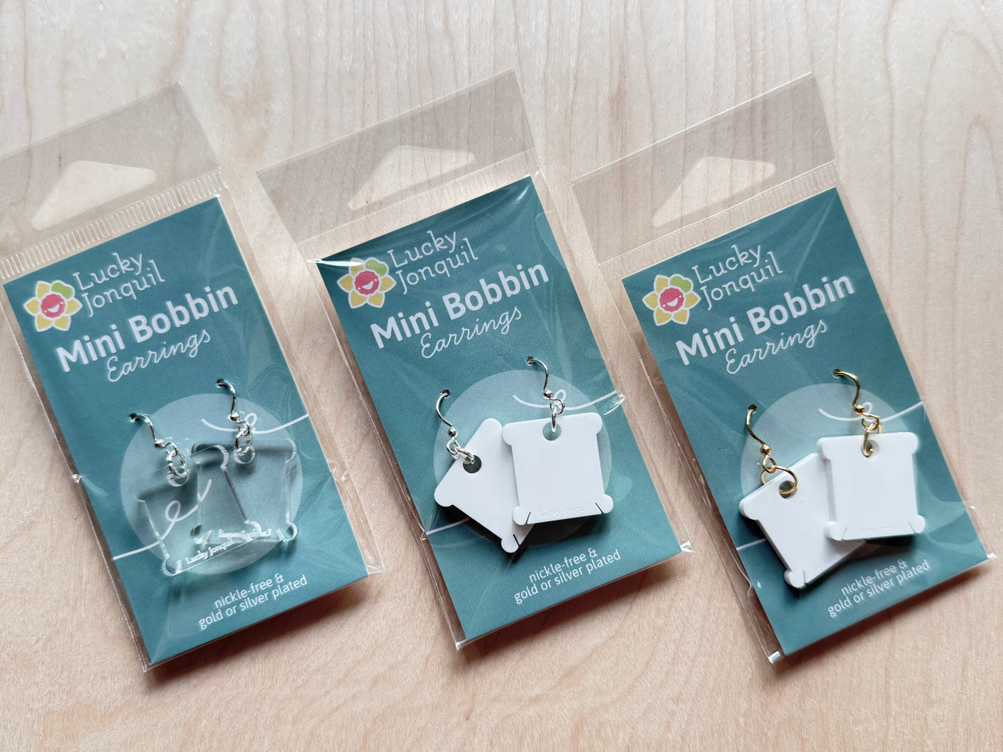 Mini Bobbin Earrings