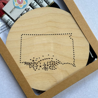 US States Embroidery Stitch Disk Kit