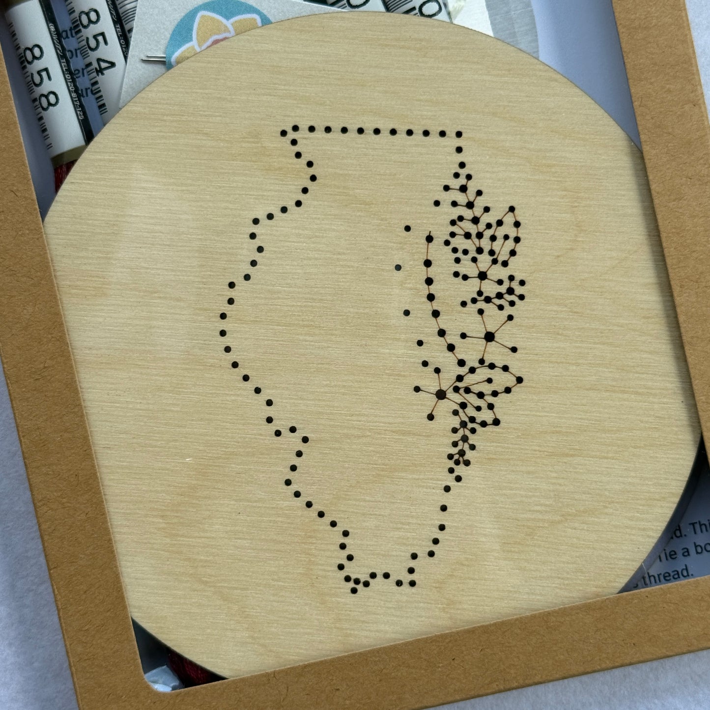 US States Embroidery Stitch Disk Kit