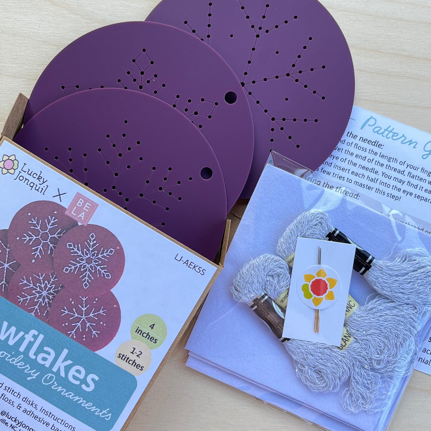 Snowflake Ornaments - singles or kits