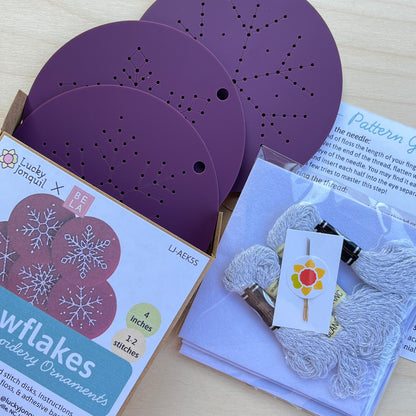 Snowflake Ornaments - singles or kits