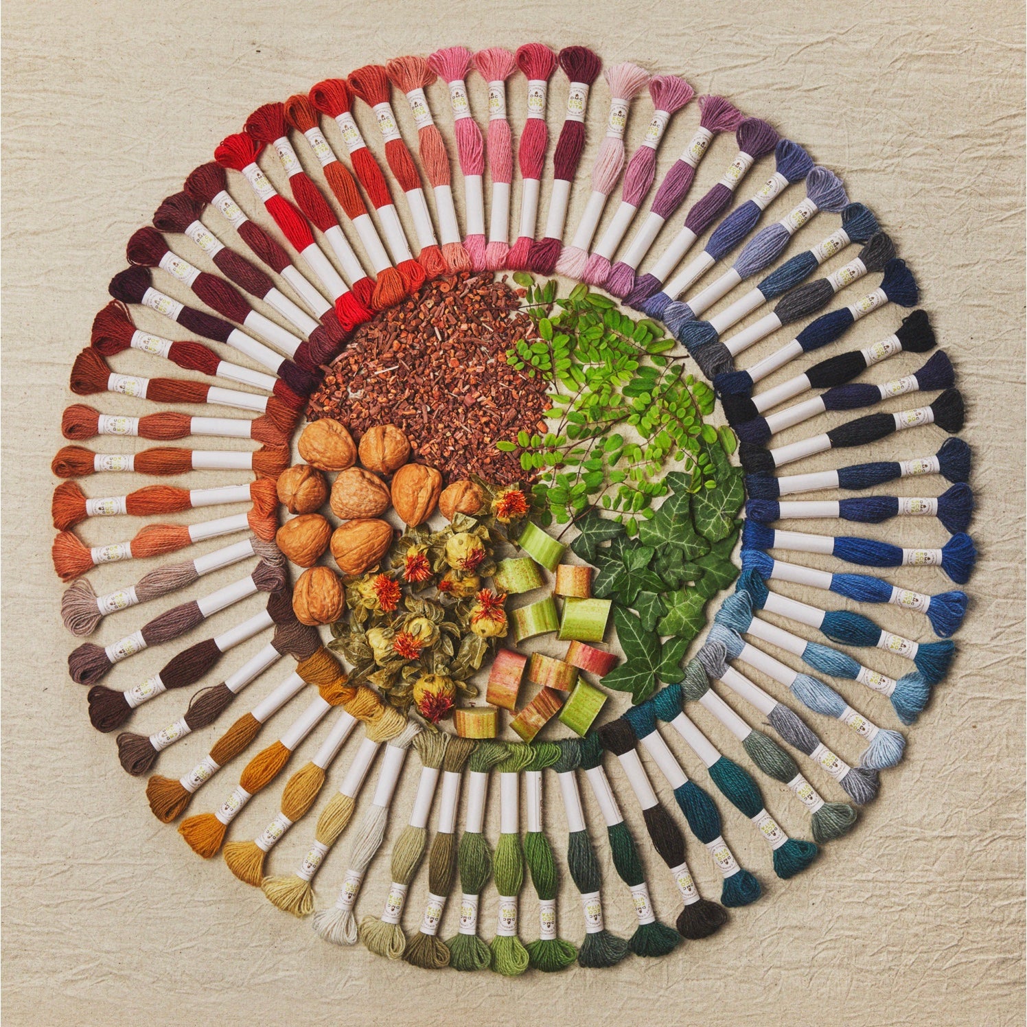 Eco Vita Crewel Wool Thread - Half Set 1 - 30 Colors - 001 to 407 - Lucky Jonquil - Thread