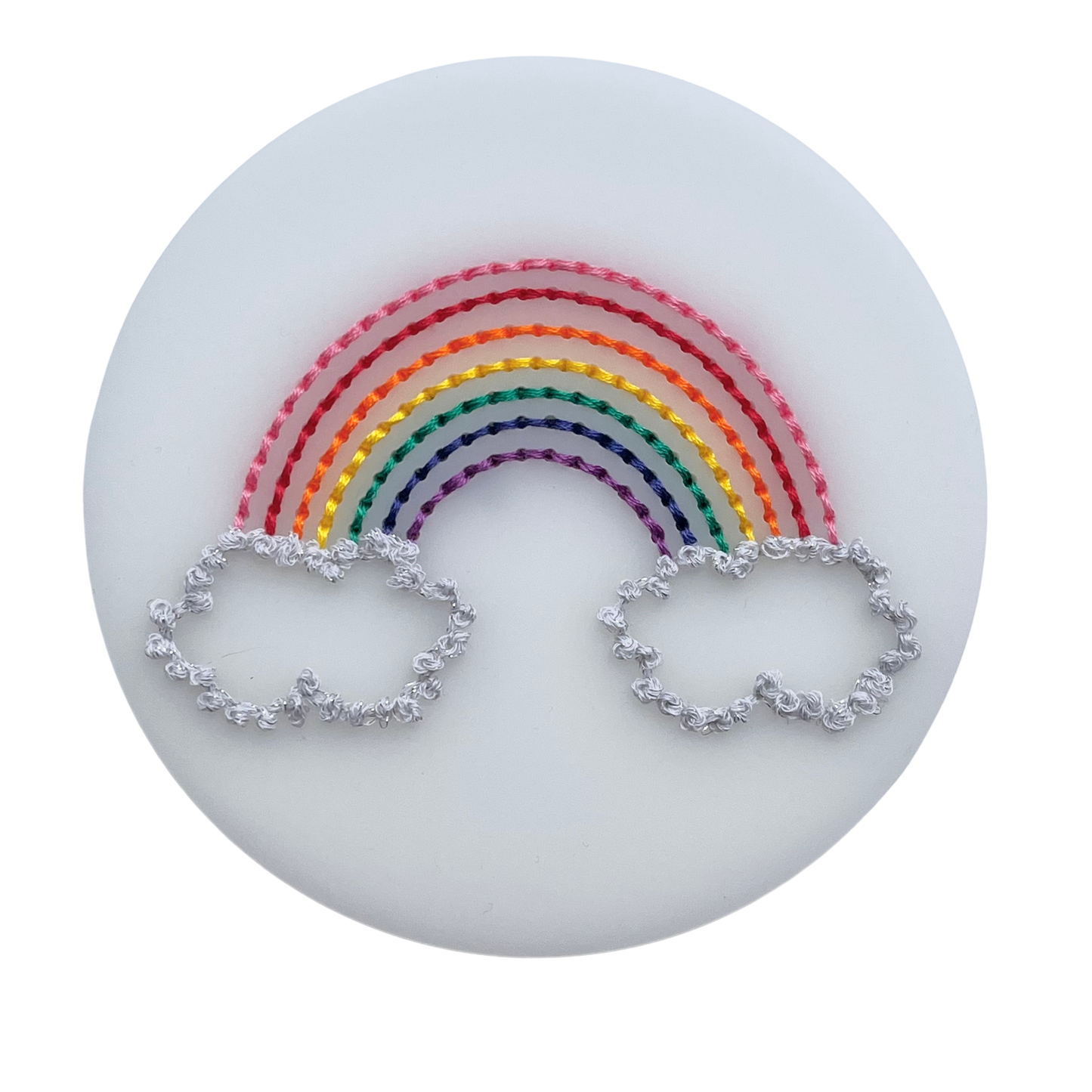 Rainbow Embroidery Stitch Disk Kit