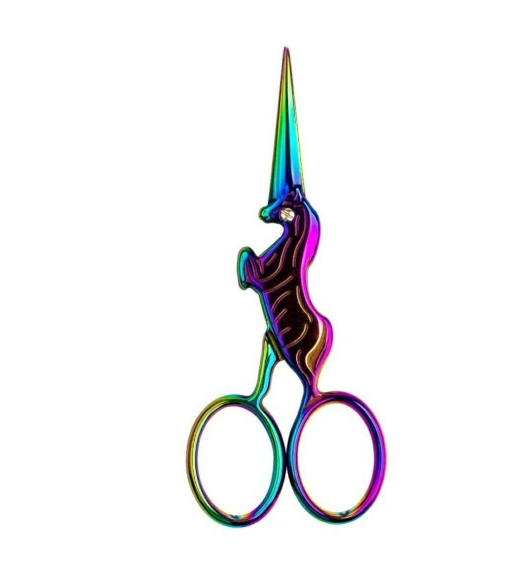 Singer Unicorn Embroidery Scissors 4”