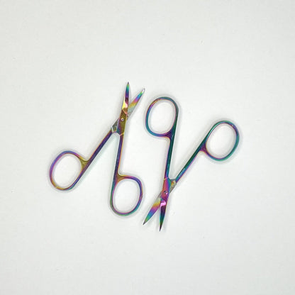 Curved Tip Rainbow Scissors, 3.5"
