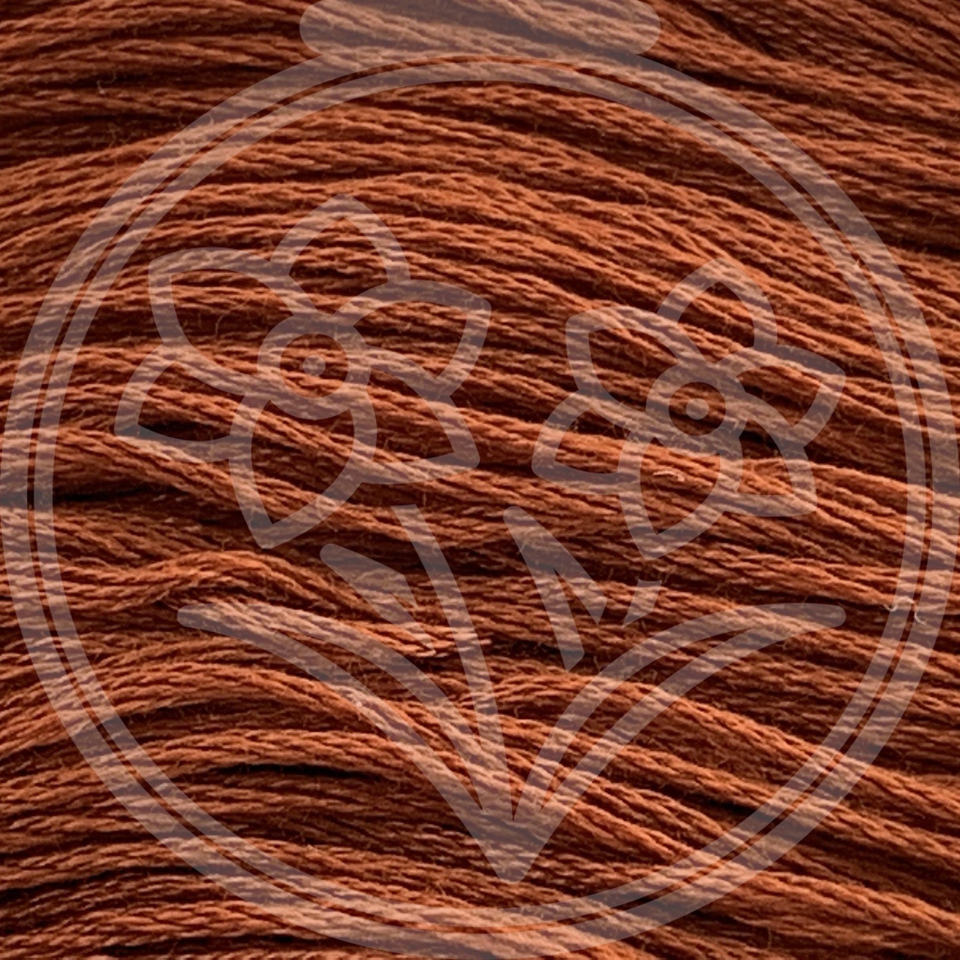 Closeup of multiple skeins, with a logo watermark