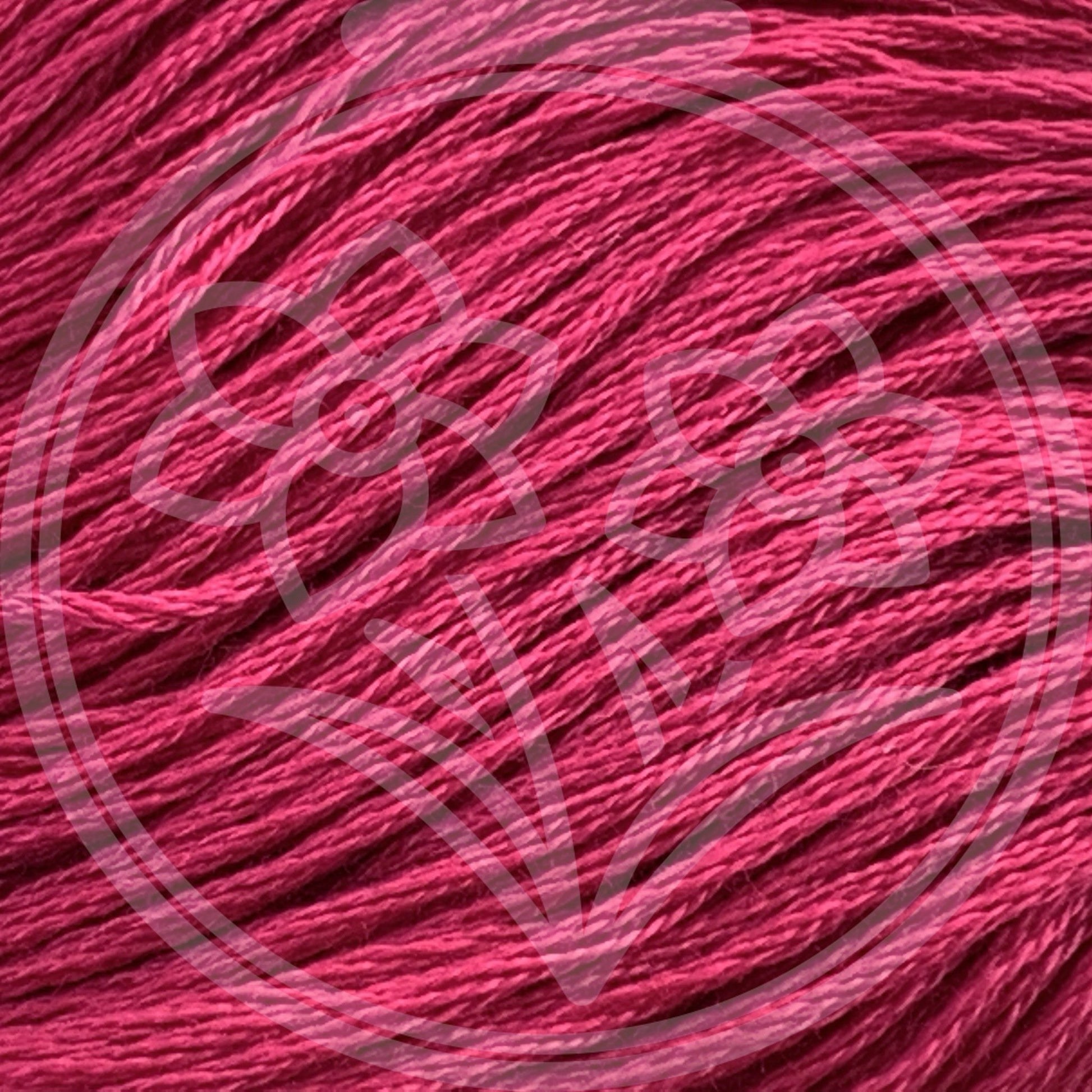 Closeup of multiple skeins, with a logo watermark