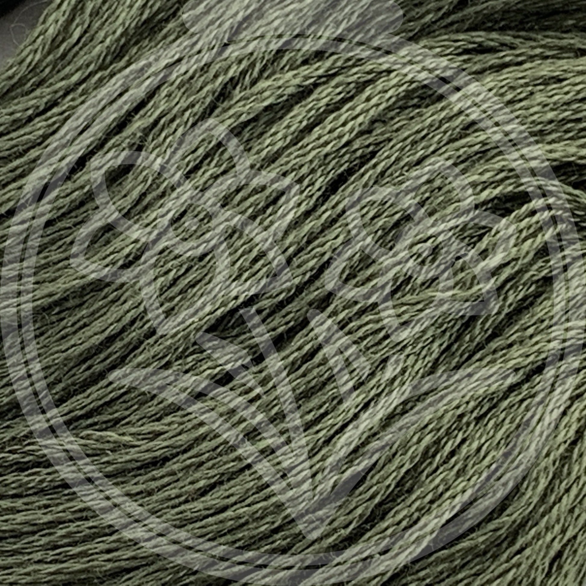 Closeup of multiple skeins, with a logo watermark