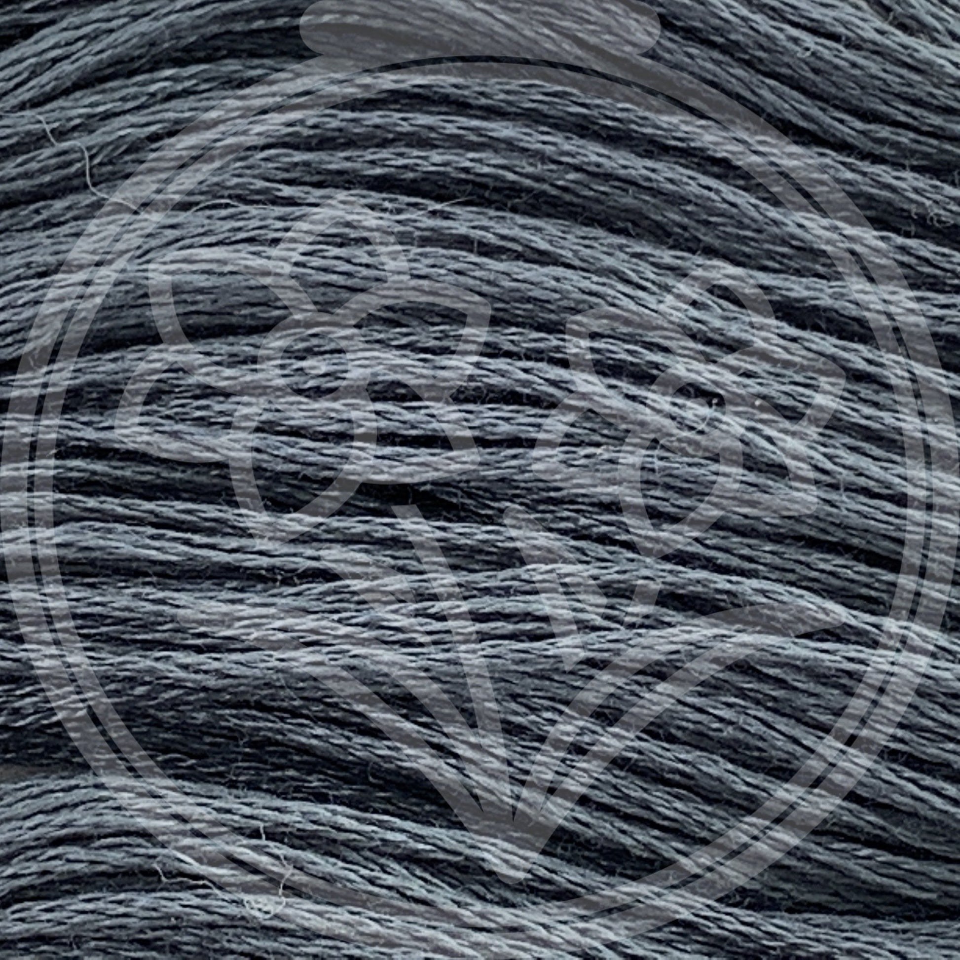 Closeup of multiple skeins, with a logo watermark