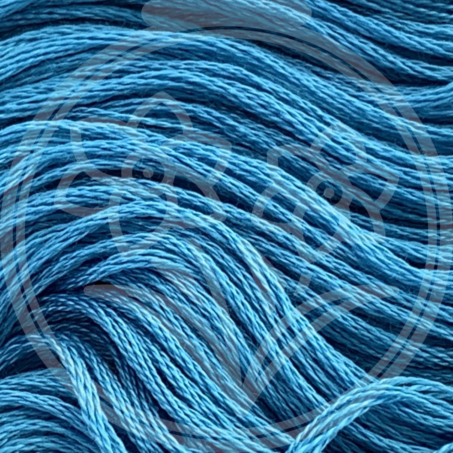 Closeup of multiple skeins, with a logo watermark