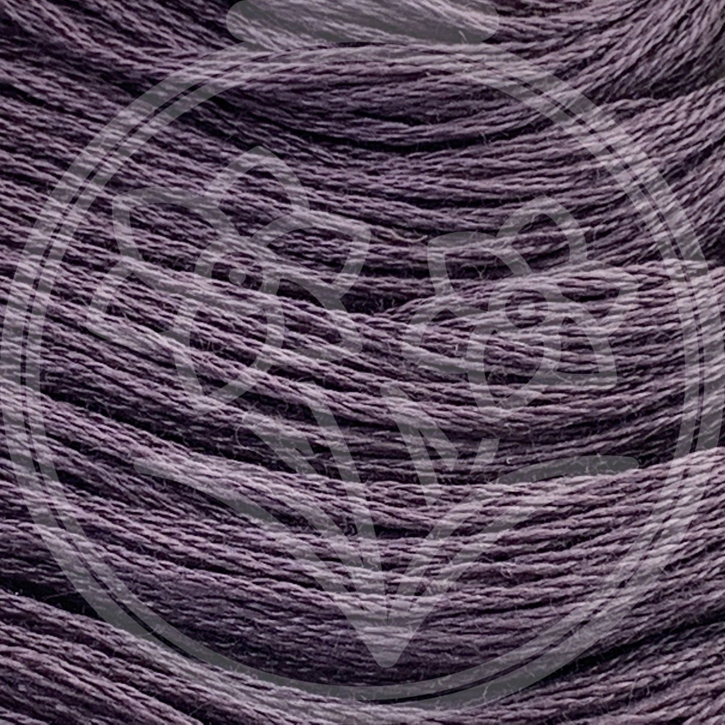 Closeup of multiple skeins, with a logo watermark