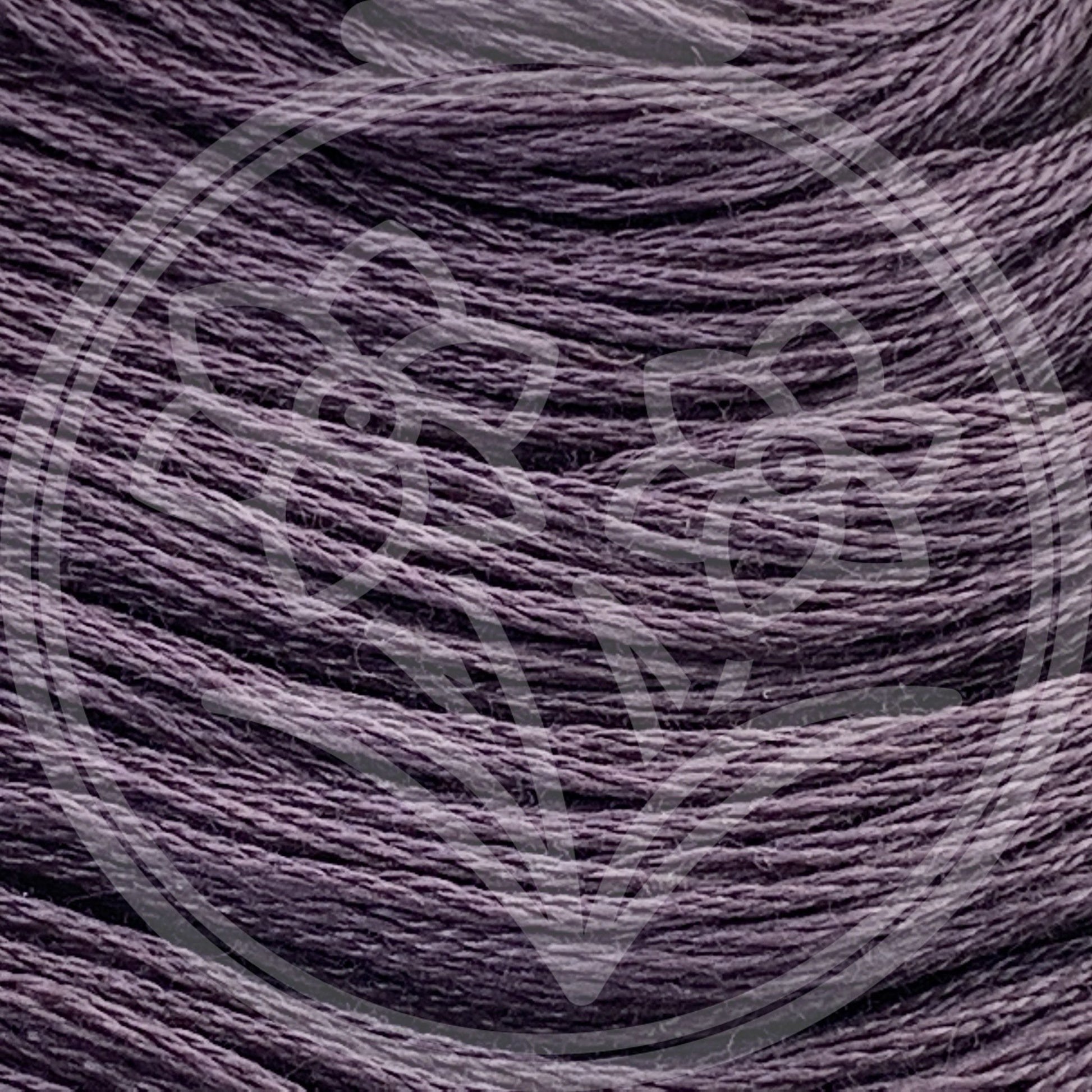 Closeup of multiple skeins, with a logo watermark