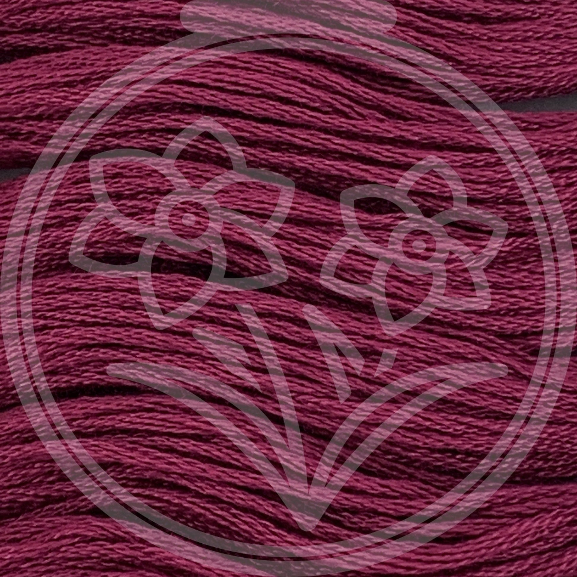 Closeup of multiple skeins, with a logo watermark