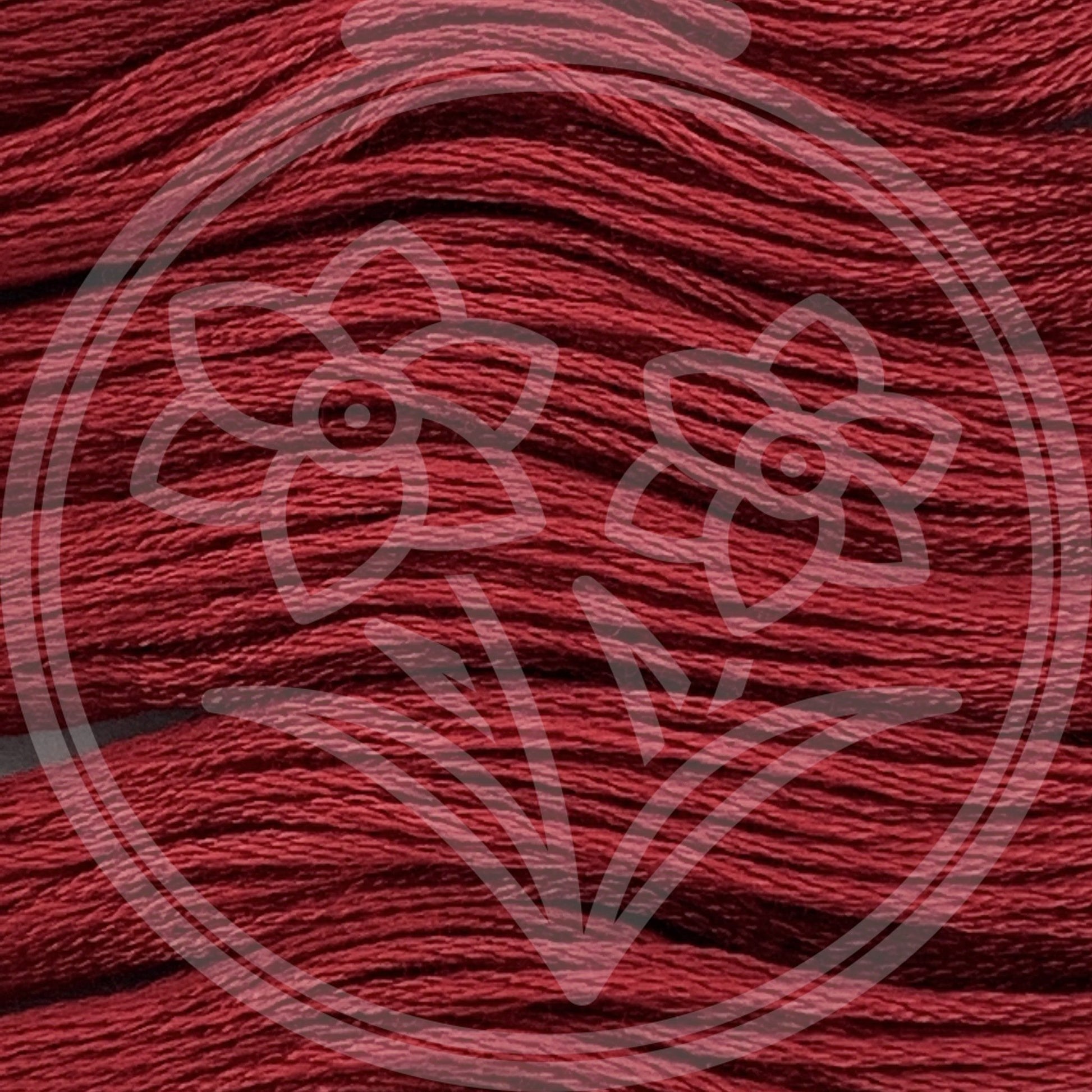 Closeup of multiple skeins, with a logo watermark