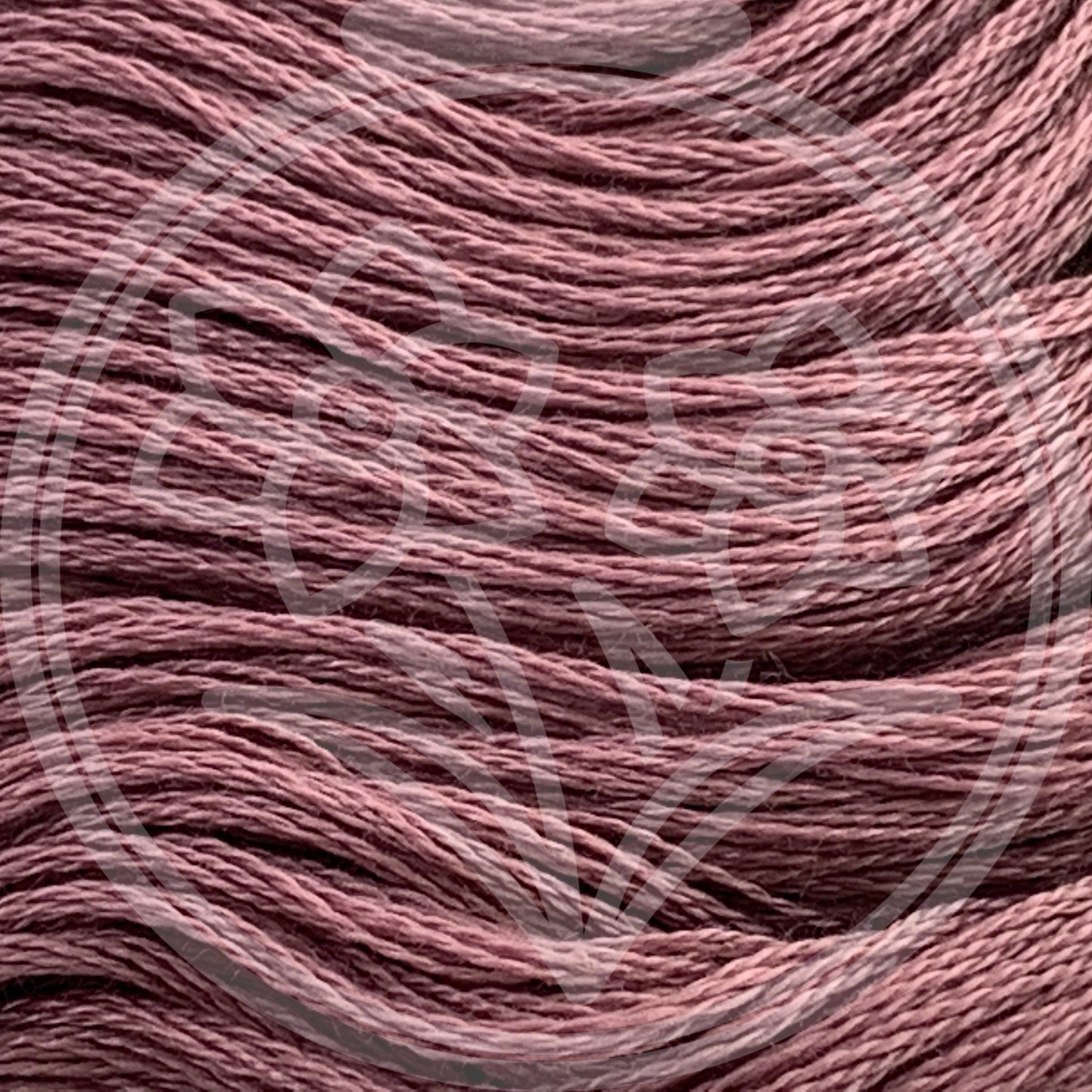 Closeup of multiple skeins, with a logo watermark