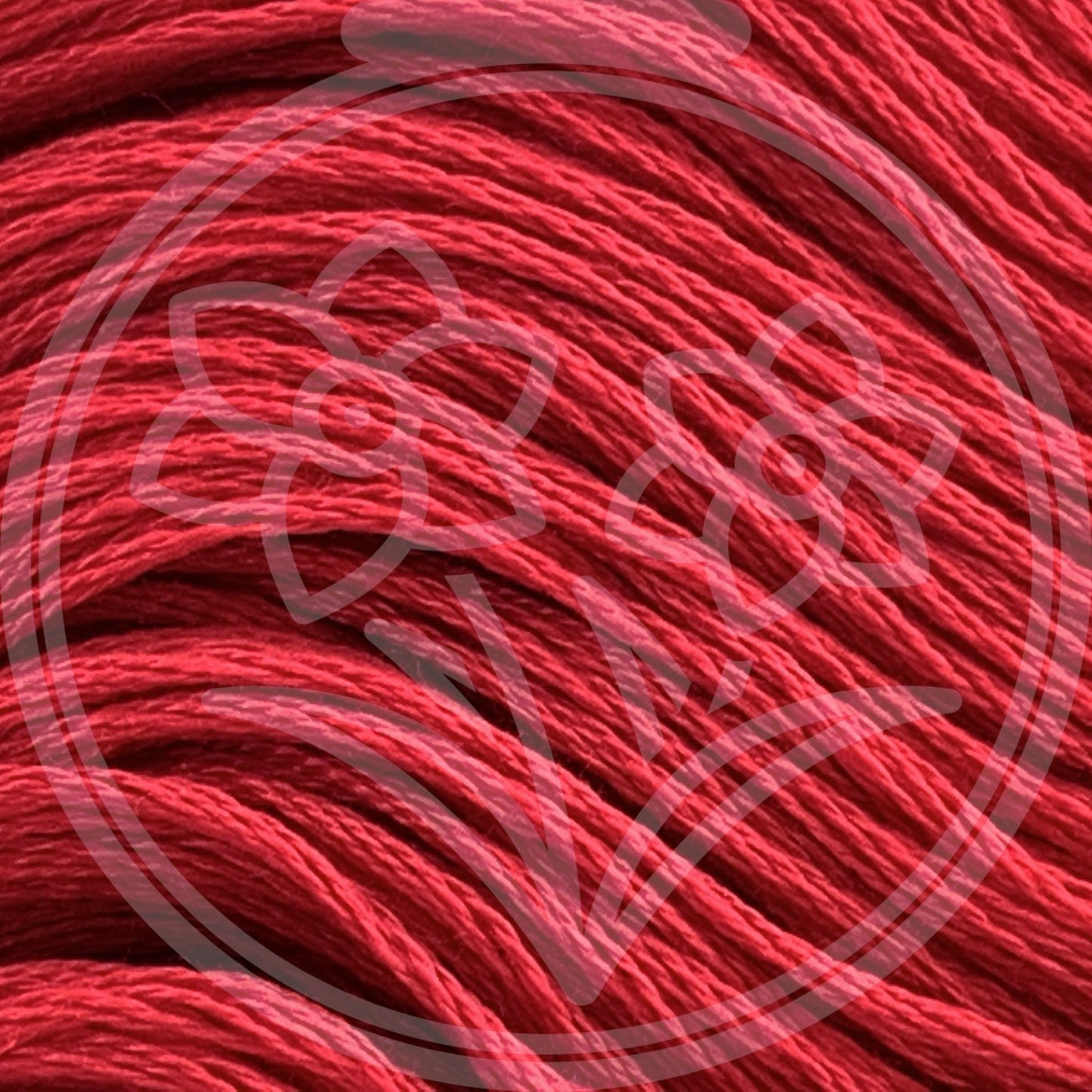 Closeup of multiple skeins, with a logo watermark
