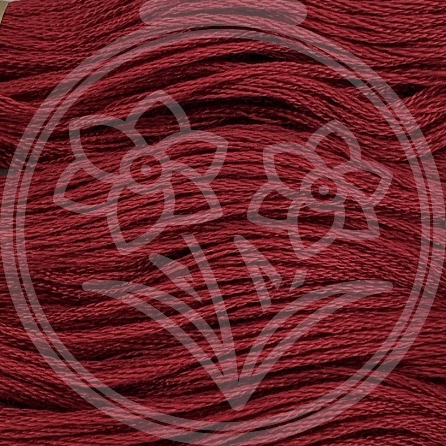 Closeup of multiple skeins, with a logo watermark