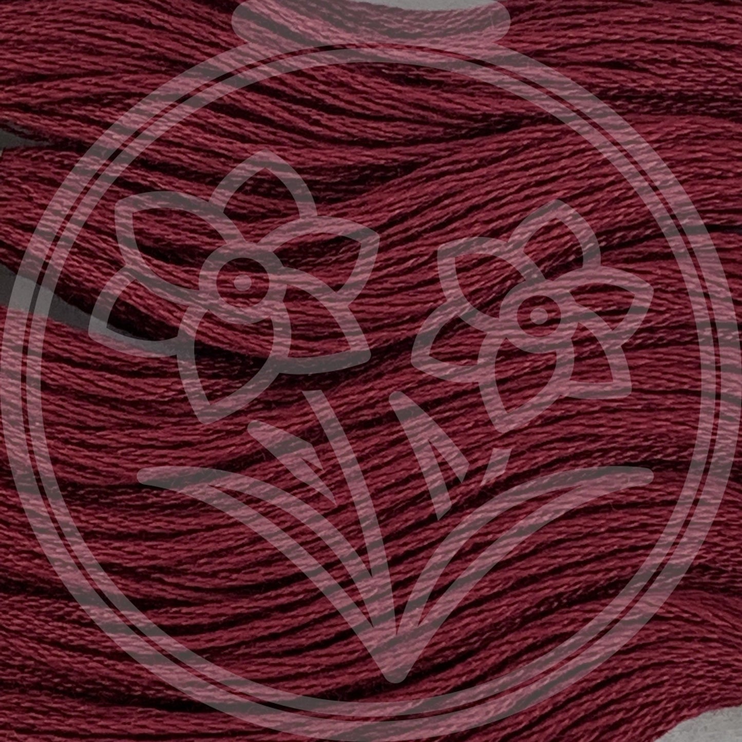 Closeup of multiple skeins, with a logo watermark