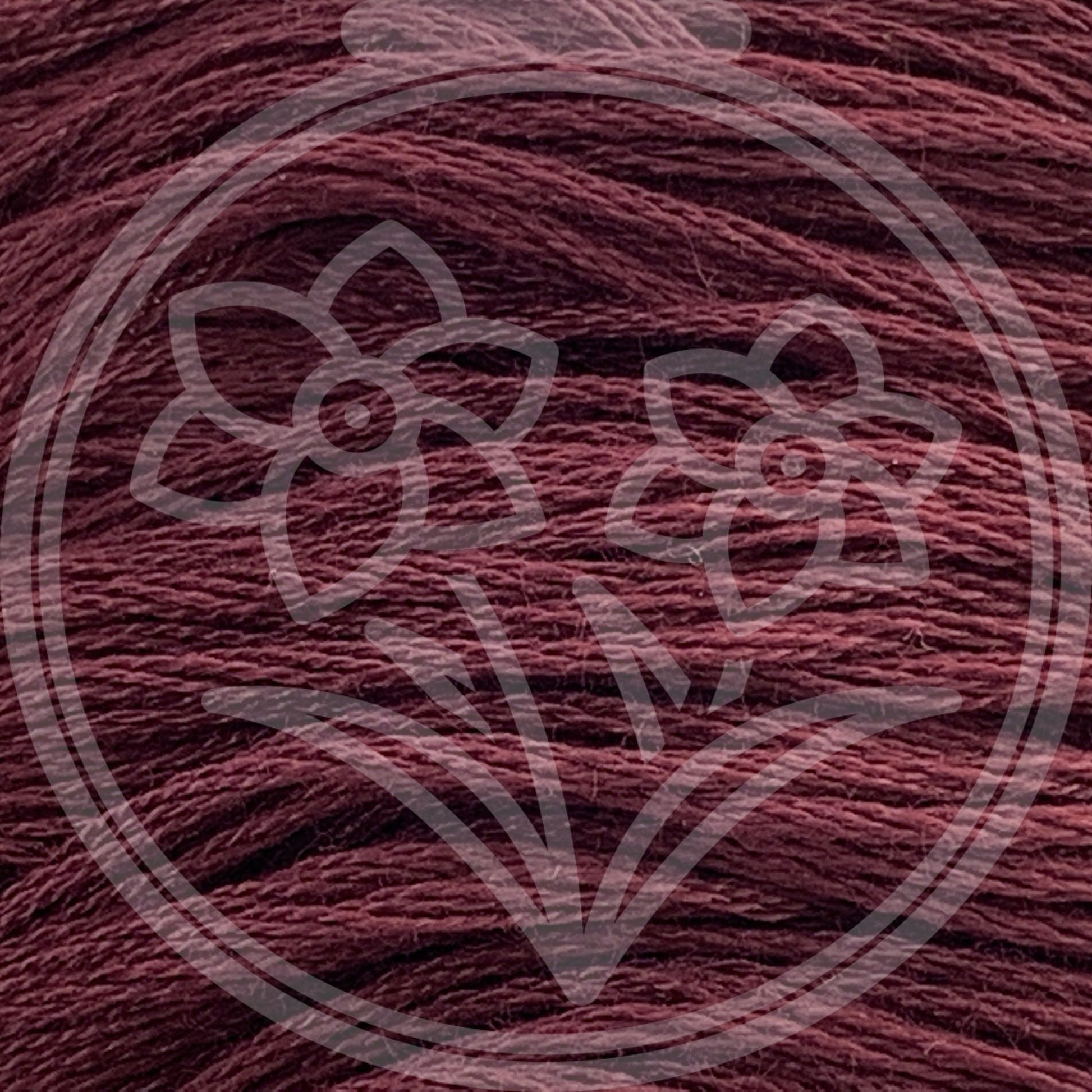 Closeup of multiple skeins, with a logo watermark