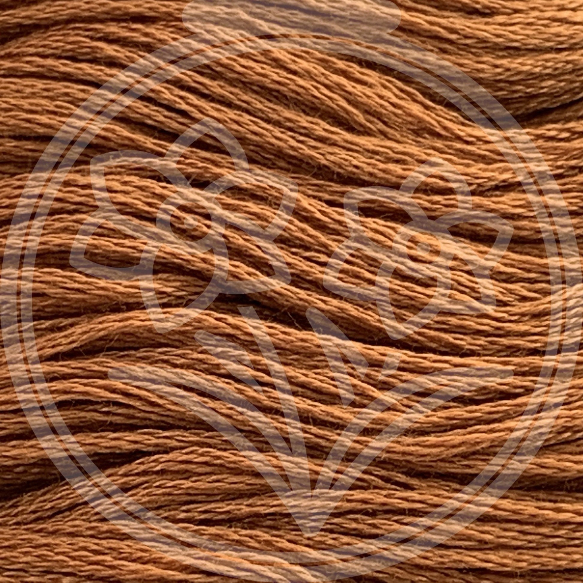 Closeup of multiple skeins, with a logo watermark