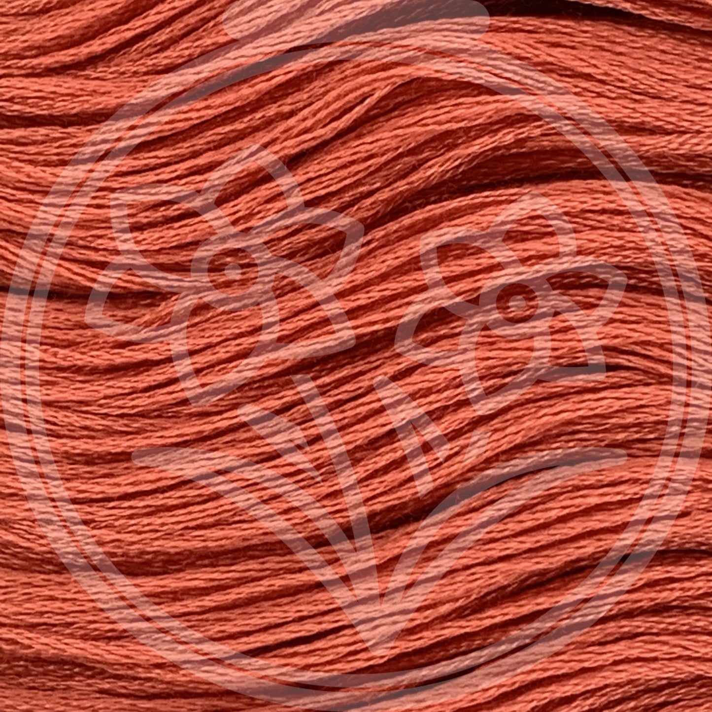Closeup of multiple skeins, with a logo watermark