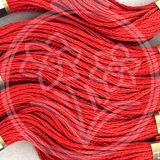 Closeup of multiple skeins, with a logo watermark