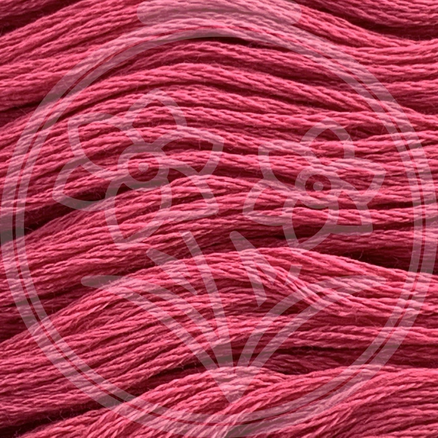 Closeup of multiple skeins, with a logo watermark