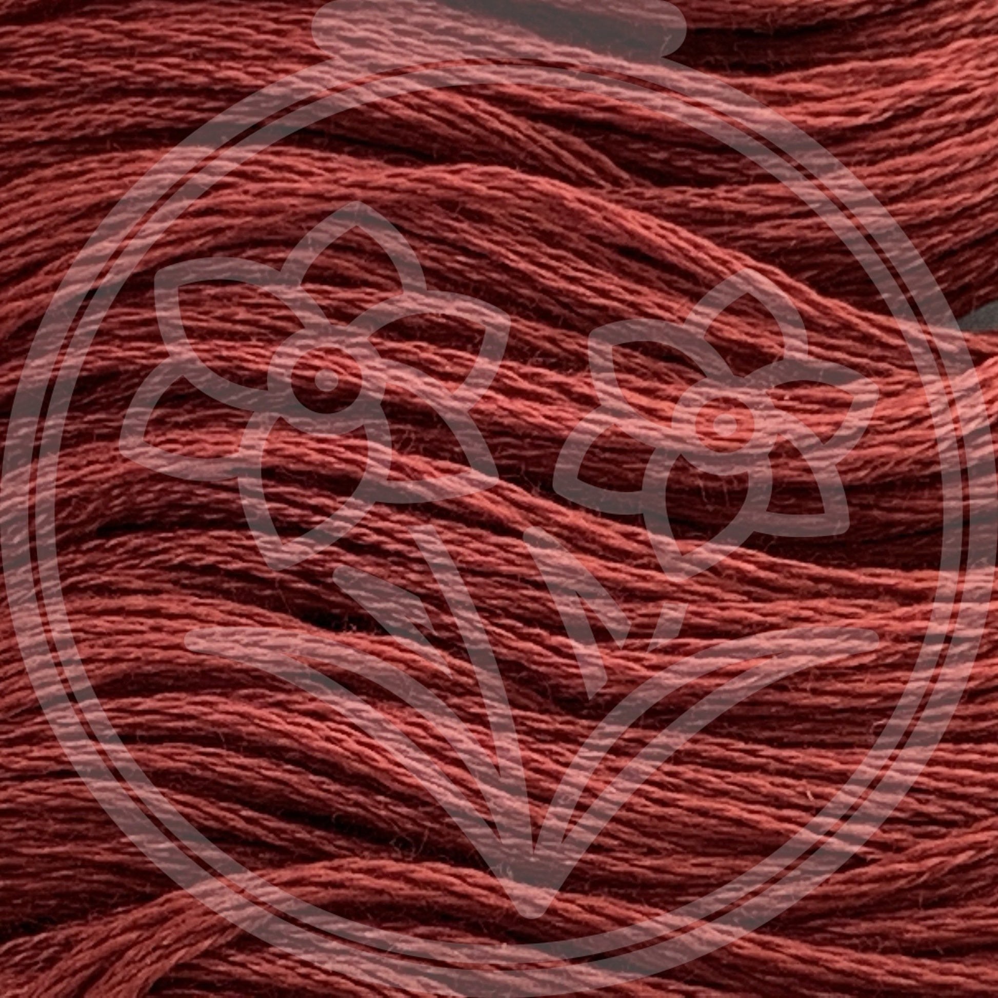 Closeup of multiple skeins, with a logo watermark