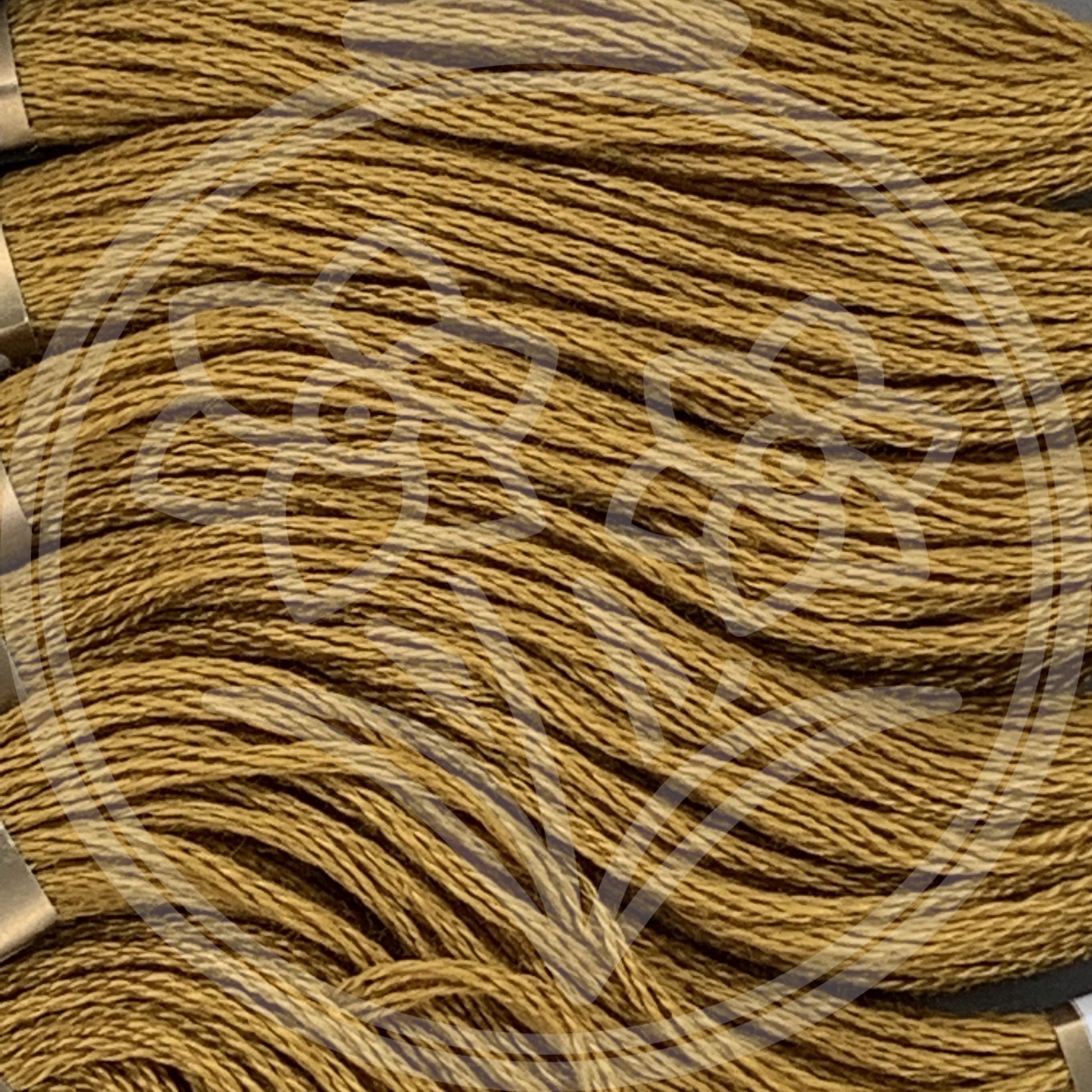 Closeup of multiple skeins, with a logo watermark
