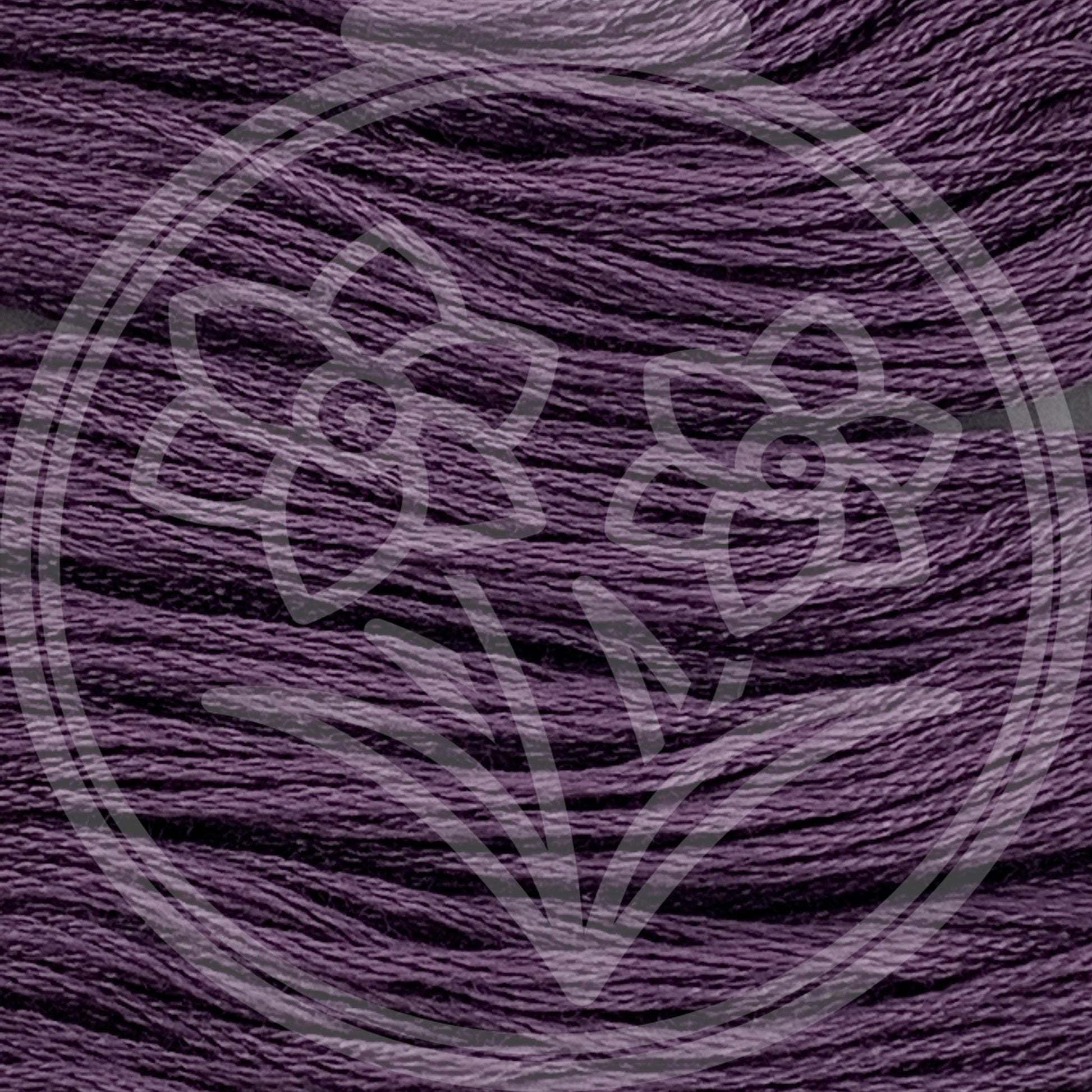 Closeup of multiple skeins, with a logo watermark