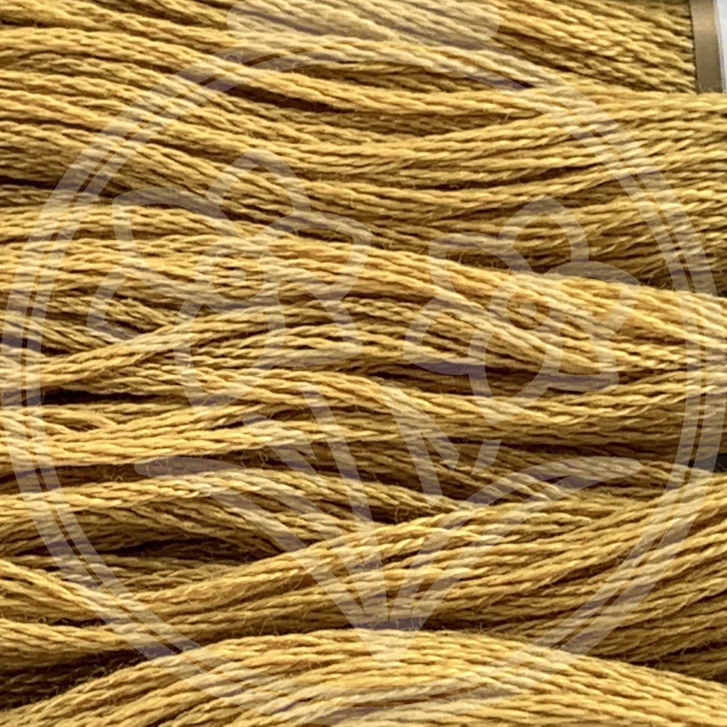 Closeup of multiple skeins, with a logo watermark